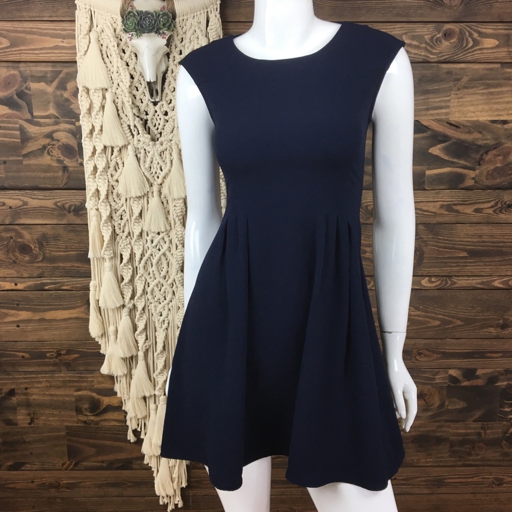 Brigitte Bailey | Pleated Peplum‎ Dress